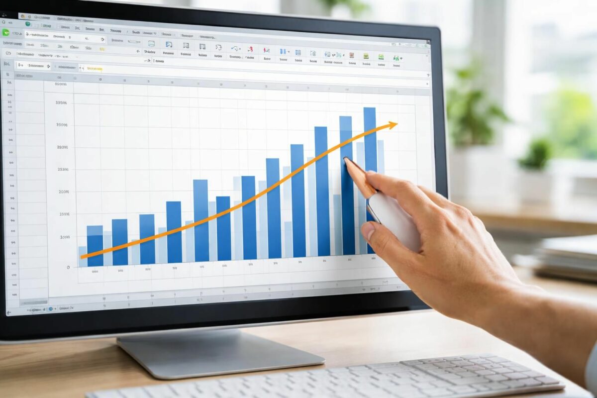 Astuce pour intégrer une courbe sur un graphique Excel