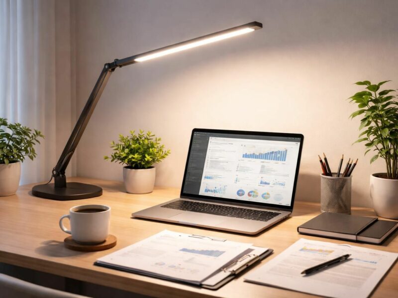 Bureautique LED : comment choisir la bonne luminosité pour travailler confortablement