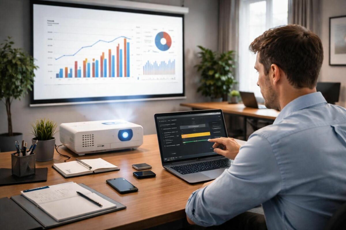 Bureautique : choisir la bonne luminosité sur un vidéoprojecteur LED BenQ