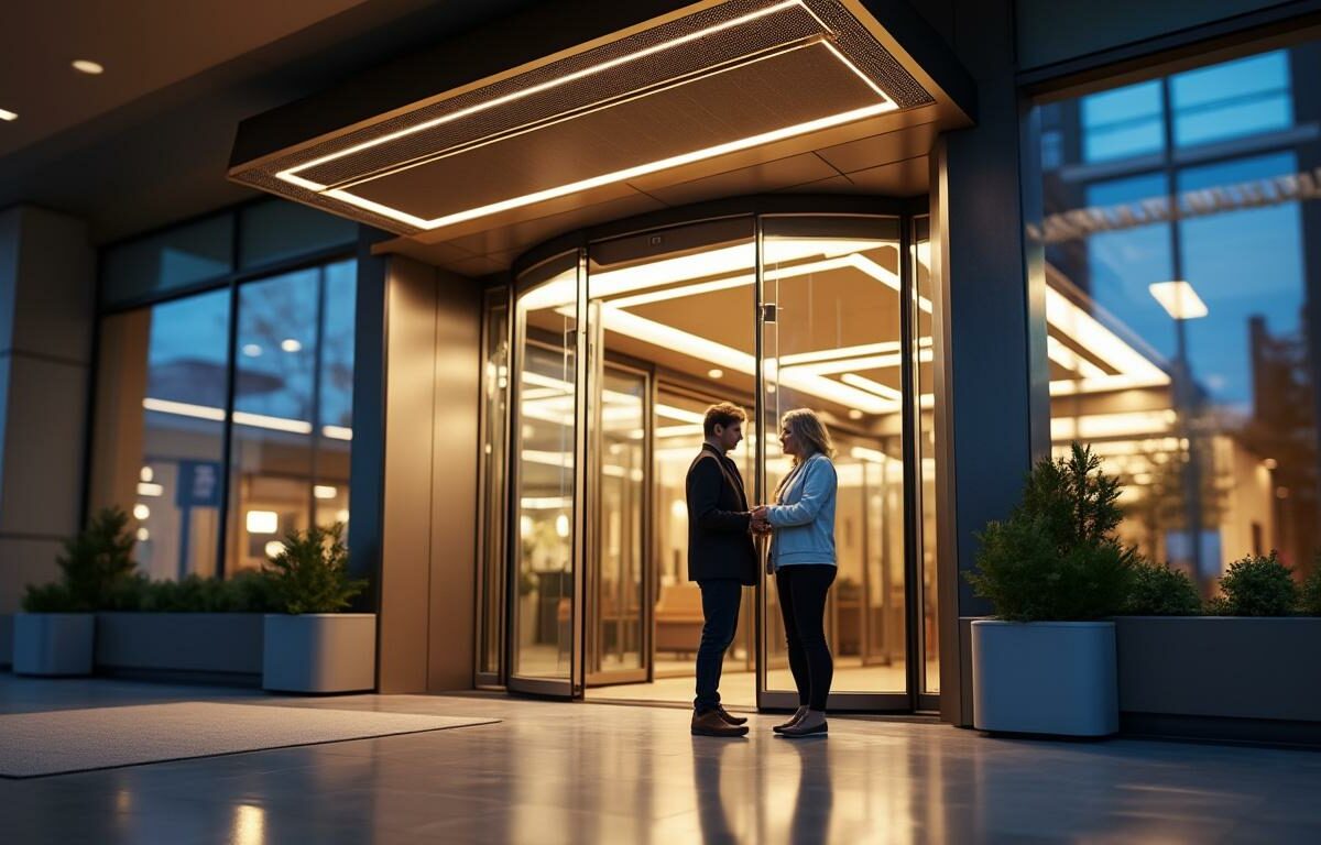 Comment choisir un rideau d’air chaud pour porte tournante efficace ?