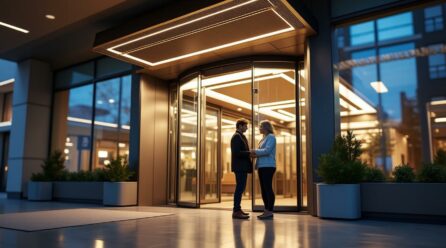 Comment choisir un rideau d’air chaud pour porte tournante efficace ?