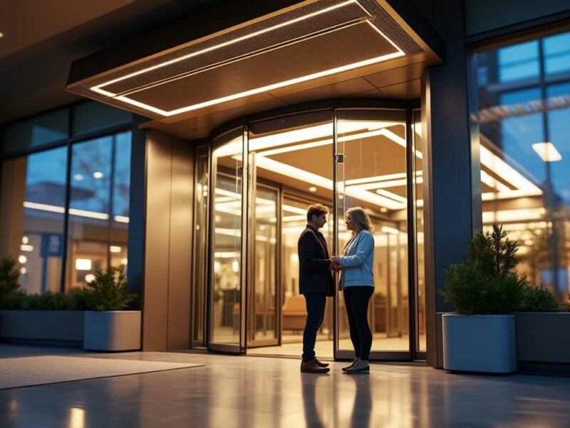 Comment choisir un rideau d’air chaud pour porte tournante efficace ?