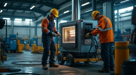 Comment le chauffage mobile industriel améliore la productivité sur les lieux de travail