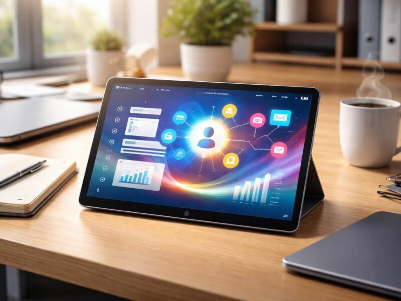 Communication interne : transformer une tablette tactile en affichage dynamique