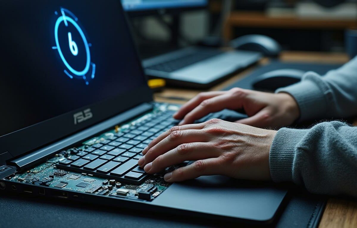 Dépanner mon ordinateur portable Asus qui s’allume mais ne démarre pas en étapes simples