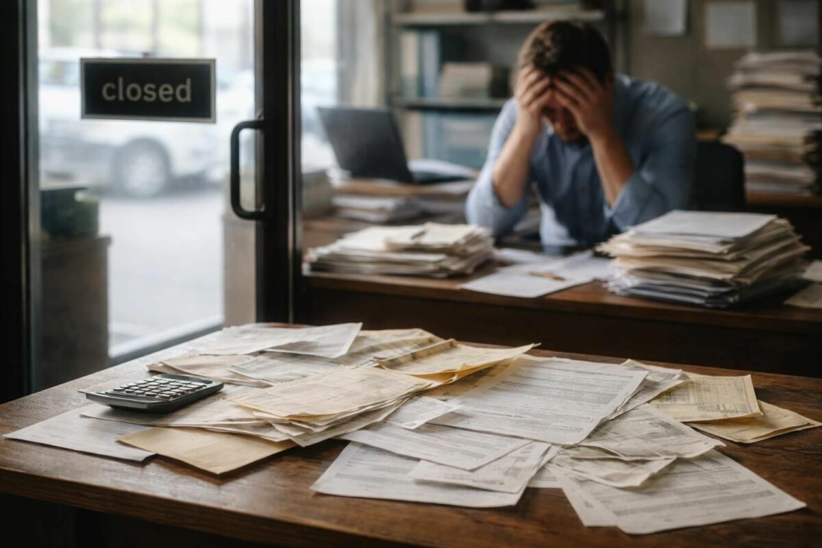 Erreur courante : ignorer la facture après fermeture d’entreprise peut vous coûter cher