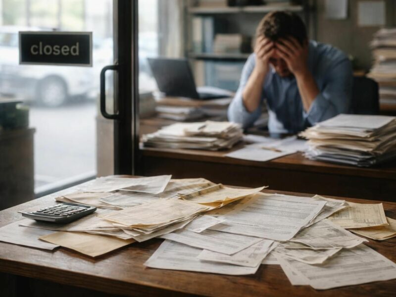 Erreur courante : ignorer la facture après fermeture d’entreprise peut vous coûter cher