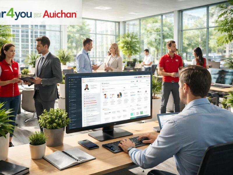 Gestion RH sur mesure avec HR4You pour Auchan