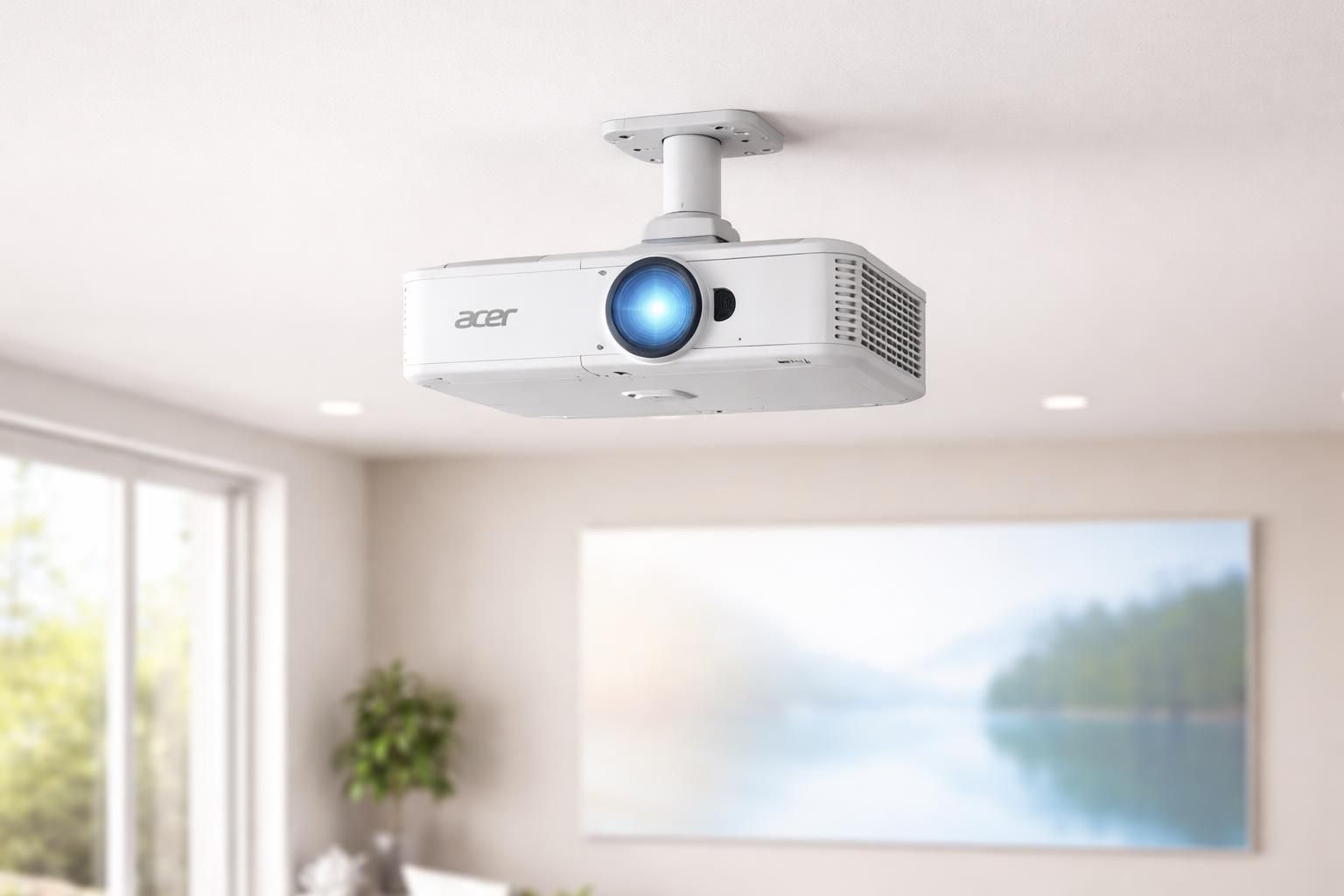 découvrez comment installer proprement un vidéoprojecteur acer au plafond avec un câblage parfaitement caché pour un rendu esthétique et professionnel.
