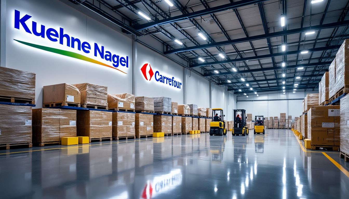découvrez comment kuehne + nagel optimise la logistique de distribution pour carrefour en france. un modèle d’efficacité et d’innovation à suivre pour la grande distribution.