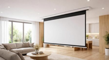 Le plafond devient “clean” : intégrer un écran de projection motorisé en rénovation