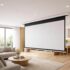 découvrez comment intégrer un écran de projection motorisé dans votre plafond lors d'une rénovation pour un rendu propre et moderne, alliant fonctionnalité et esthétique.