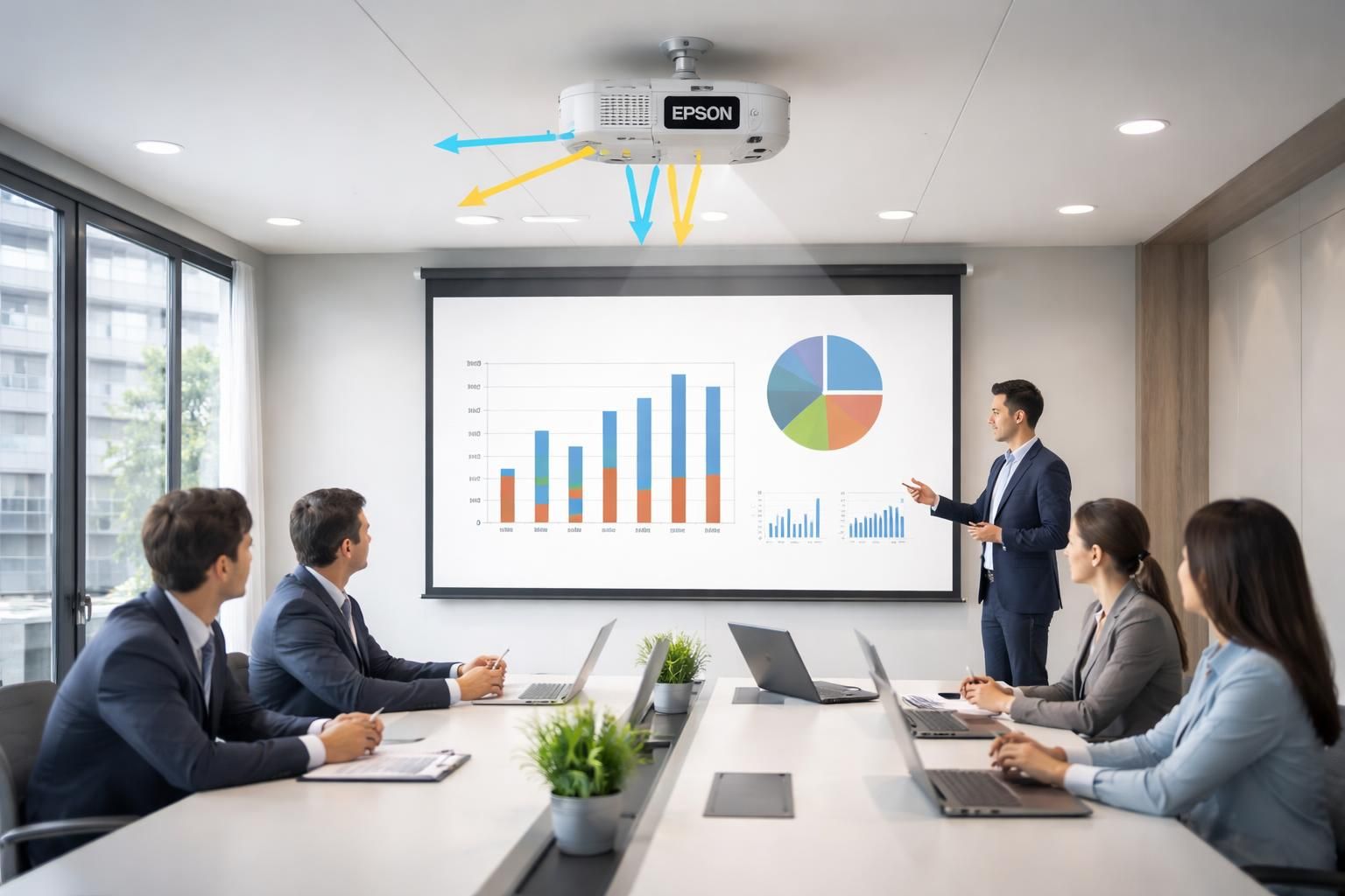 découvrez le lens shift, la fonctionnalité innovante des vidéoprojecteurs epson qui facilite l'installation en salle de réunion en ajustant précisément l'image pour une projection parfaite.