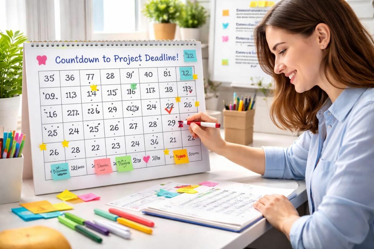 Les avantages d’un calendrier compte à rebours à imprimer pour vos projets