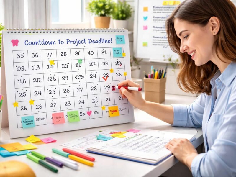 Les avantages d’un calendrier compte à rebours à imprimer pour vos projets