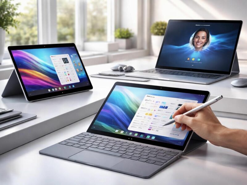 Les innovations technologiques des dernières tablettes de la marque Microsoft