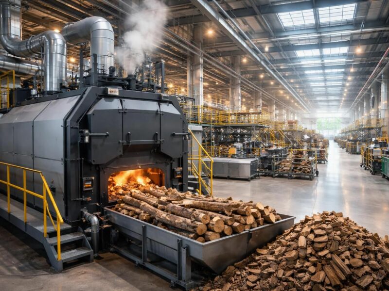 Optimisez votre production grâce au chauffage industriel au bois