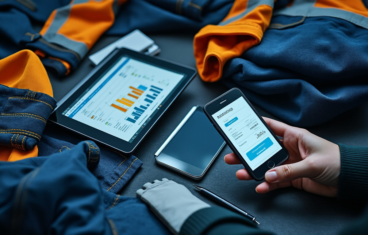 Outils digitaux pour faciliter l’enregistrement comptable des vêtements de travail