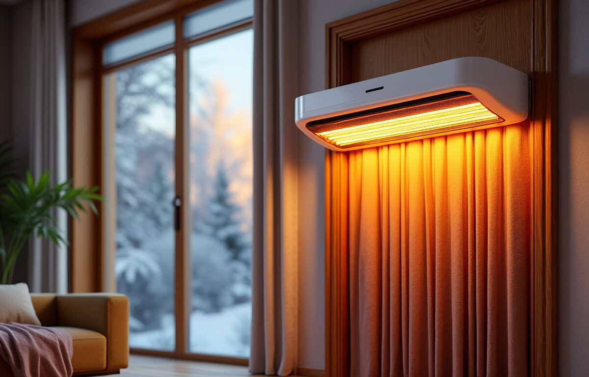 Rideau d’air chaud électrique : un allié contre les courants d’air en hiver