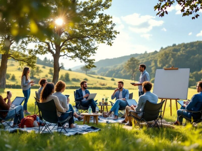 Séminaire d’entreprise en plein air : un nouvel art de travailler ensemble