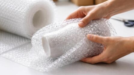 Sens optimal pour emballer avec du papier bulle d’emballage