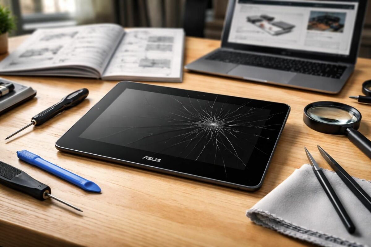 Tablette Asus : écran tactile HS, le dépannage étape par étape