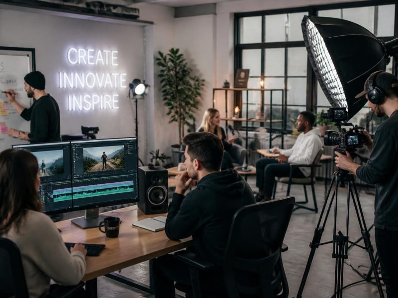 Victory Crea vous accompagne dans la création de contenus vidéo modernes et efficaces